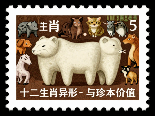 十二生肖异形齿邮票,揭秘生肖动物生态背景与珍本价值