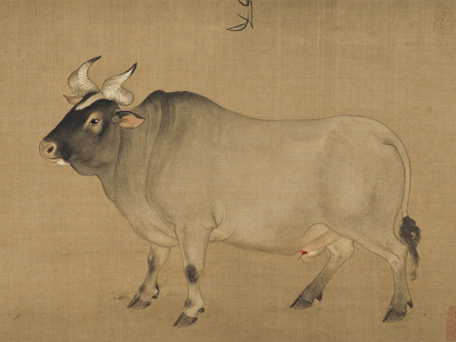 十二生肖与家畜古画,揭秘古代名画里的生肖原型与养殖智慧