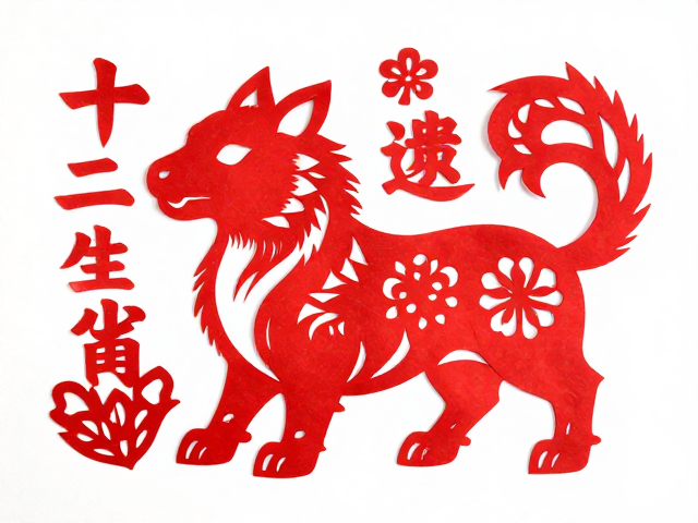 十二生肖剪纸小型张，精美非遗工艺，收藏与装饰两相宜
