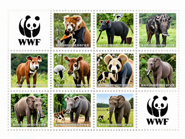 十二生肖与WWF,方连邮票里的世界野生动物保护故事