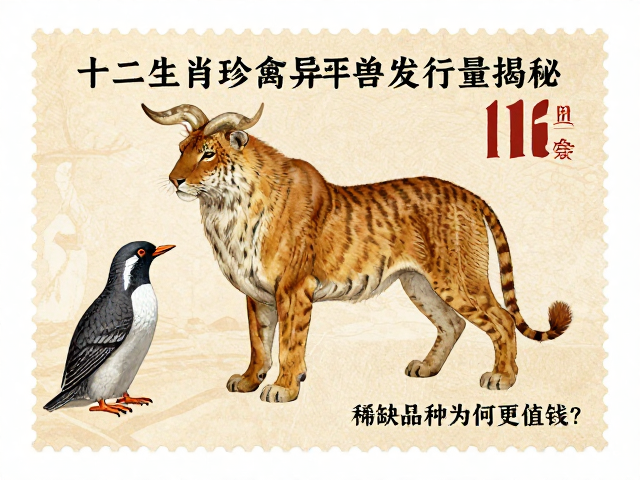 十二生肖珍禽异兽发行量揭秘,稀缺品种为何更值钱?
