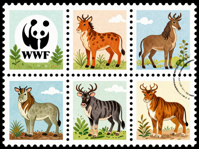 十二生肖与WWF,方连邮票里的世界野生动物保护故事