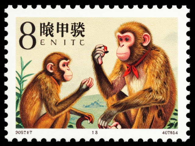 猴年邮票收藏指南,揭秘凹凸印刷工艺与个性化定制魅力