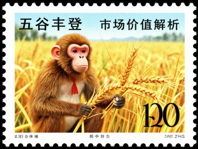 猴年邮票小型张“五谷丰登”发行详情及市场价值解析