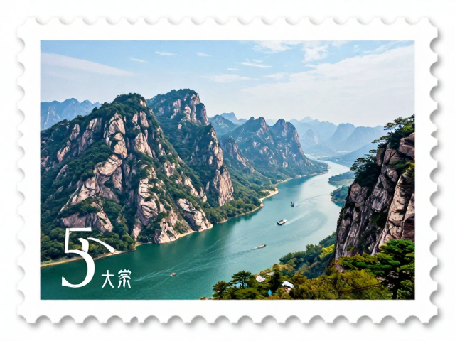 名山邮票与江河湖海,环保纸张应用,珍藏自然之美