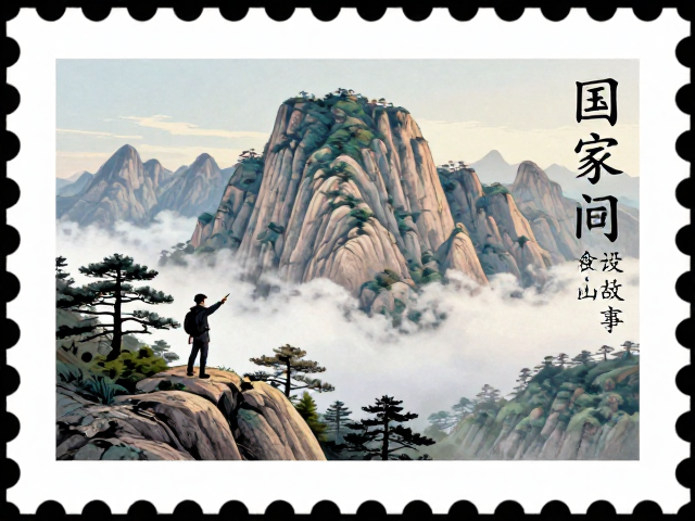 国家公园设立背后的名山邮票，点景人物与山水故事