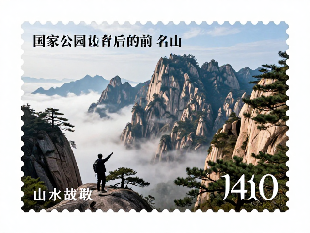 国家公园设立背后的名山邮票，点景人物与山水故事
