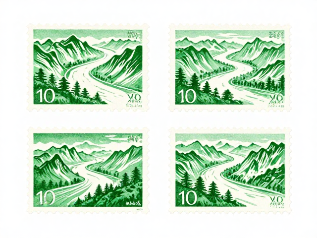 名山江河湖海邮票揭秘，环保油墨印制，承载自然之美