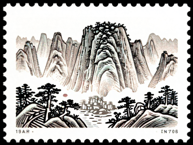 揭秘名山邮票，全息烫印打造全景式视觉盛宴，收藏必看