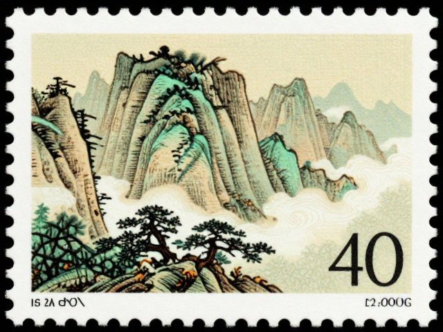 揭秘名山邮票荧光防伪,留白意境下的收藏新价值