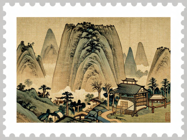 揭秘，名山邮票为何选用专用邮票纸？源自古代名画的珍贵素材