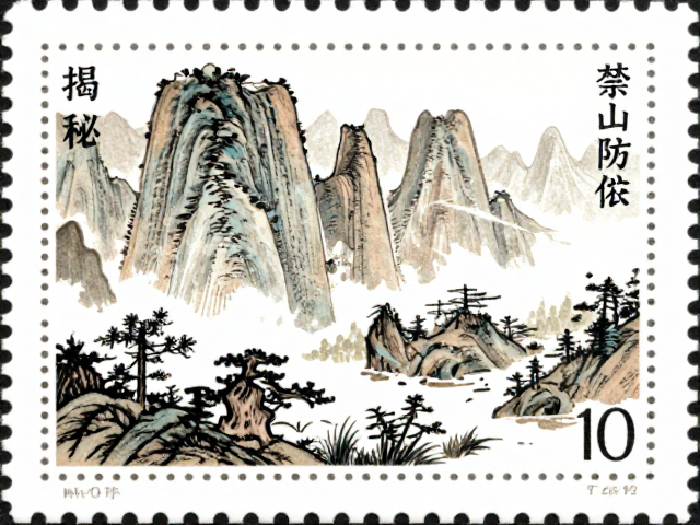 揭秘名山邮票荧光防伪,留白意境下的收藏新价值
