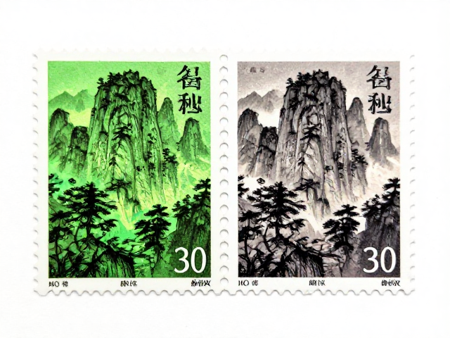 揭秘名山邮票荧光防伪,四季变换下的收藏密码