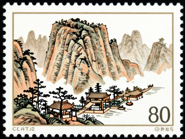 揭秘名山邮票,特种荧光油墨如何点亮传统名山之美