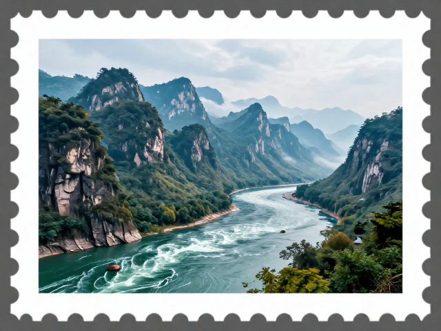 名山邮票遇上数码设计，江河湖海主题的视觉新境