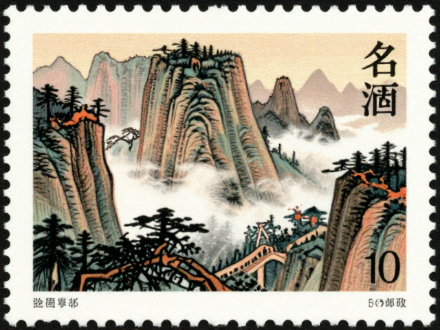 名山邮票影写版套票,稀缺版式鉴赏与市场价值深度解析