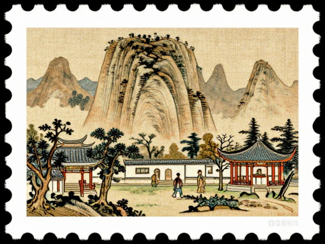 名山邮票里的古代名画与园林景致,收藏背后的文化冷知识