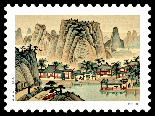 名山邮票里的古代名画与园林景致,收藏背后的文化冷知识