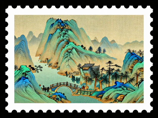 青绿山水入邮，名山邮票数码设计兴起，收藏新潮流解析