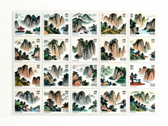 名山邮票大版张无胶全品,稀缺升值空间与最新市场行情解析