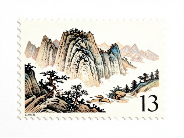 名山邮票底纹揭秘,特种荧光油墨防伪工艺与收藏价值分析