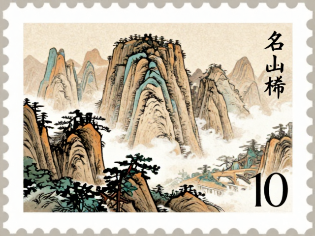 名山邮票,对称式设计下的重大节庆纪念意义与发行价值解析