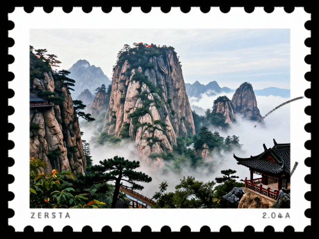 传统名山邮票，现代摄影入票的艺术魅力与收藏价值