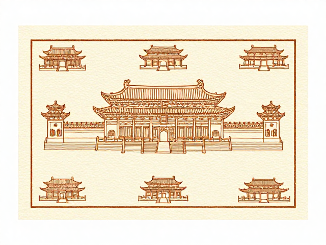 古代建筑整版票辅助纹饰,收藏价值与历史细节解析