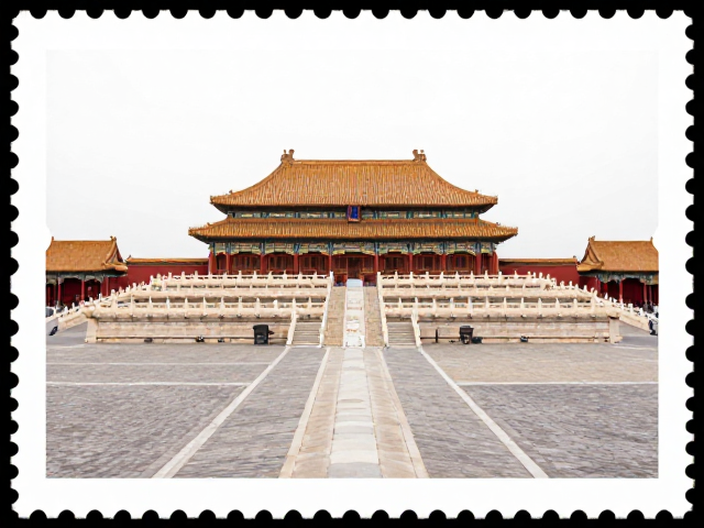 大版张里的古代建筑，揭秘邮票上的建筑主体之美