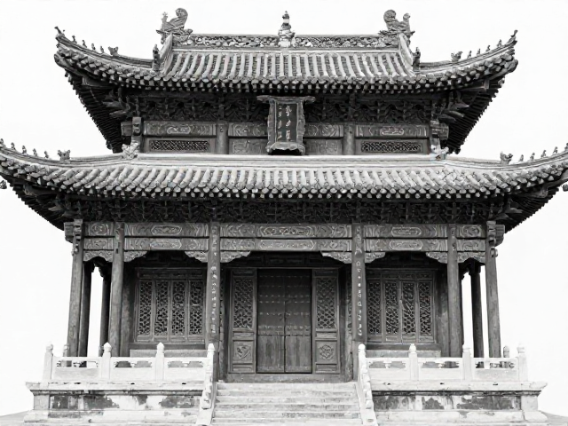 古代建筑单色雕刻赏析,从细节学习建筑常识与美学