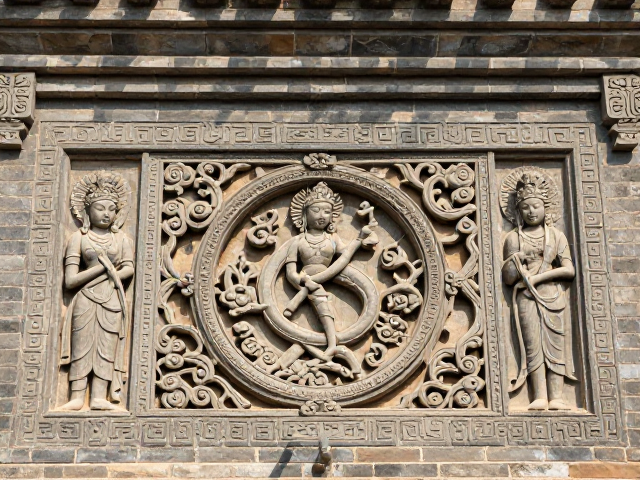 古代建筑雕刻线条力度解析,宫殿庙宇中的艺术灵魂