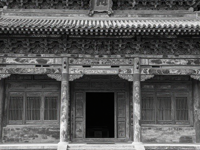 单色雕刻之美,探秘中国古代名建筑系列中的极致匠心