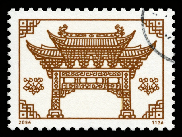 古代建筑辅助纹饰纪念邮票，精美图案背后的历史与文化价值解析