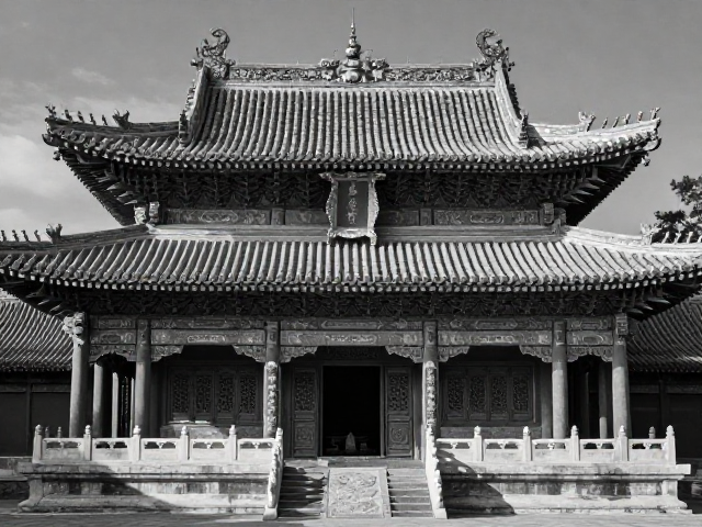 单色雕刻之美,探秘中国古代名建筑系列中的极致匠心