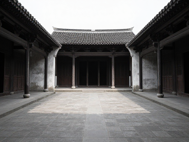 古代建筑民居宅院中的平整存放智慧与空间美学