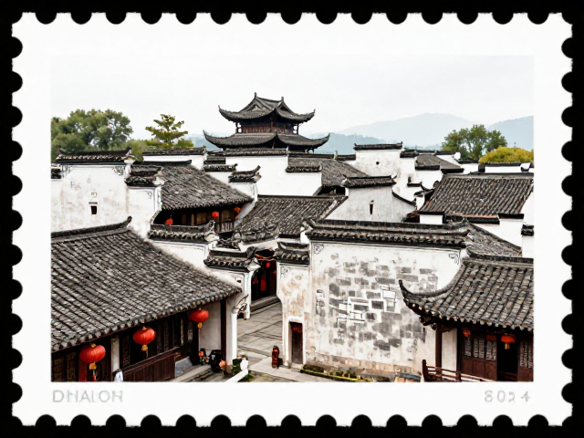 古代建筑与民居宅院，那些被印上纪念邮票的绝美古建
