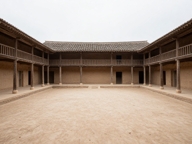 古代建筑民居宅院中的平整存放智慧与空间美学