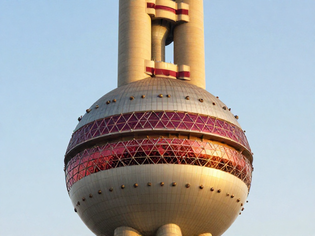 东方明珠烫金工艺，古代建筑美学在现代地标中的华丽演绎