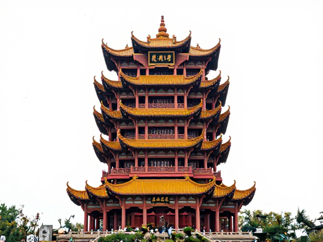 黄鹤楼古建套色准确性解析，复原细节与历史考据