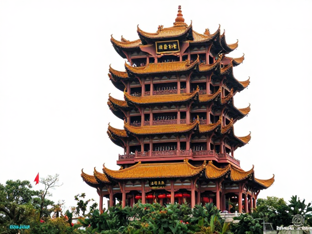 黄鹤楼古建套色准确性解析，复原细节与历史考据