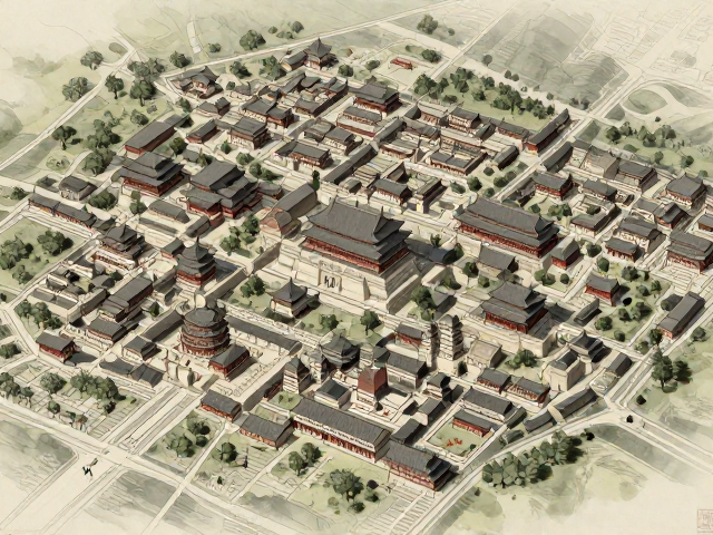 古代建筑城市规划变迁中套色准确性对历史还原的影响