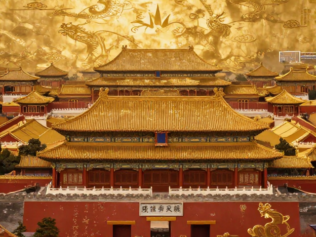 古代建筑烫金工艺，铭记历史事件的荣耀见证