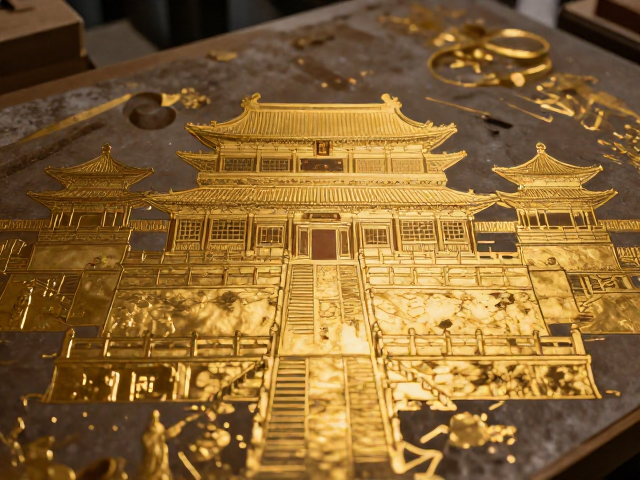 古代建筑烫金工艺,铭记历史事件的荣耀见证