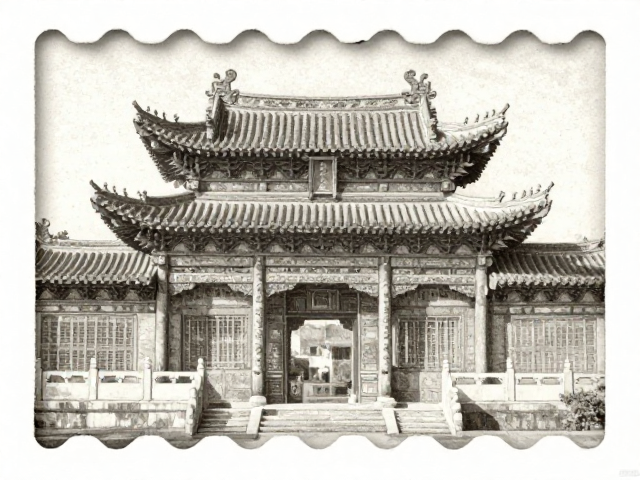 古代建筑单色雕刻，齿孔完整度鉴定与历史价值解析