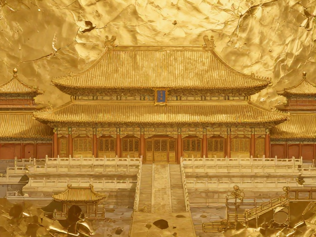 古代建筑烫金工艺揭秘，金碧辉煌下的背景环境美学
