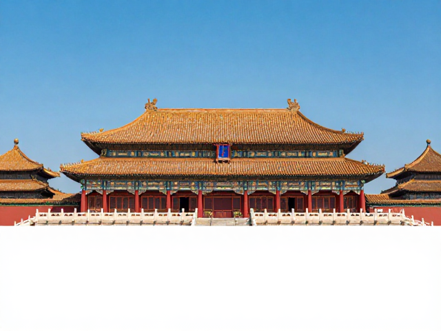 建国系列，中国古代宫殿庙宇建筑之美与历史传承