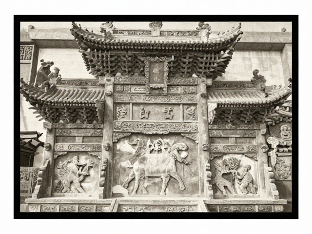 古代建筑单色雕刻，齿孔完整度鉴定与历史价值解析