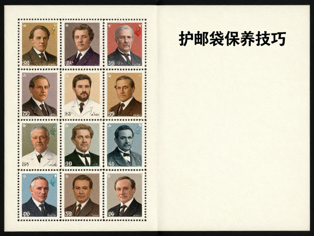 科学家主题邮票册,历史人物邮票收藏指南与护邮袋保养技巧