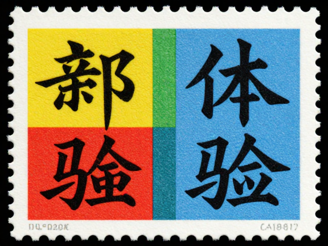 书法邮票新体验,高饱和度色彩再现,压印凹凸工艺尽显艺术质感