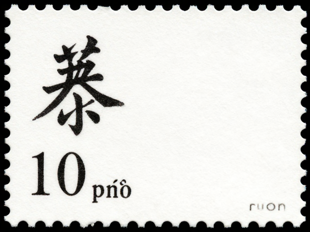 书法邮票胶印工艺详解,面值标识与收藏价值分析